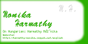 monika harmathy business card